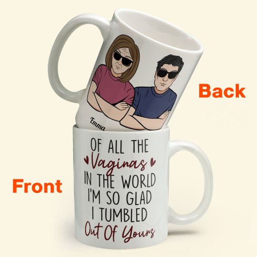 So Glad I Tumbled Out Of Yours - Personalized Mug - Image 2