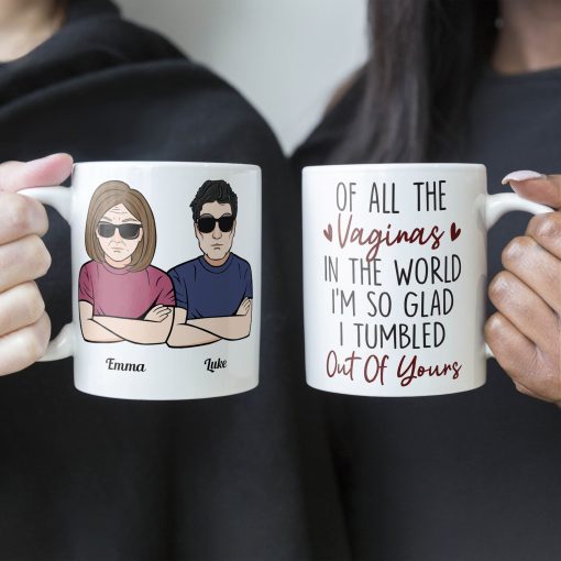 So Glad I Tumbled Out Of Yours - Personalized Mug - Image 3