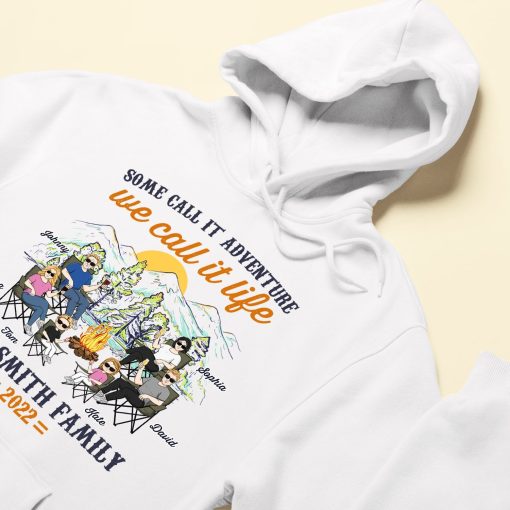Some Call It Adventure We Call It Life - Personalized Shirt - Anniversary, Birthday Gift For Camper ,Family Camping Trip - Image 6