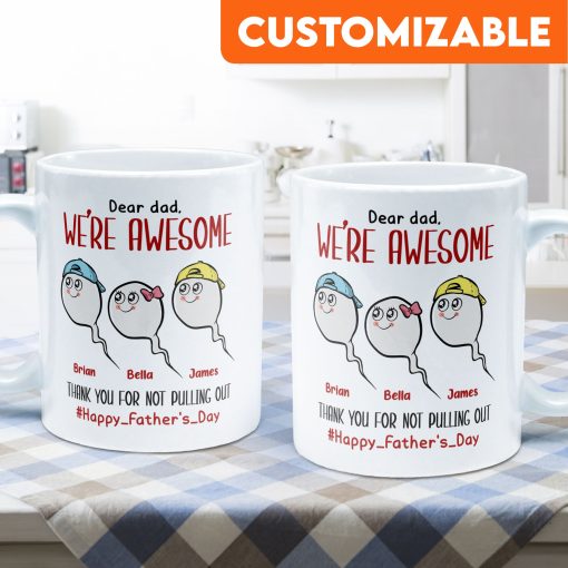 Thank You For Not Pulling Out - Personalized Mug - Image 4