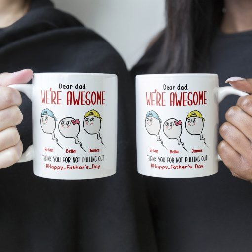 Thank You For Not Pulling Out - Personalized Mug - Image 5