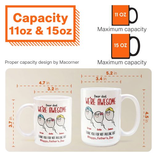 Thank You For Not Pulling Out - Personalized Mug - Image 6