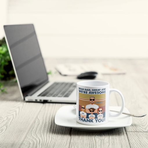 Thanks, Dad. We're Awesome (Light Version) - Personalized Mug - Image 3