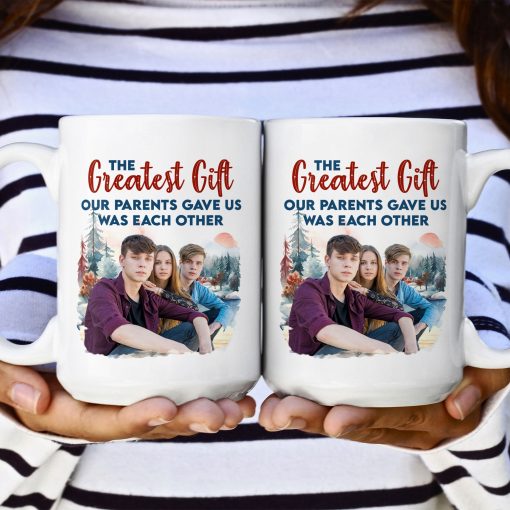 The Gift Our Parents Gave - Personalized Photo Mug - Image 6