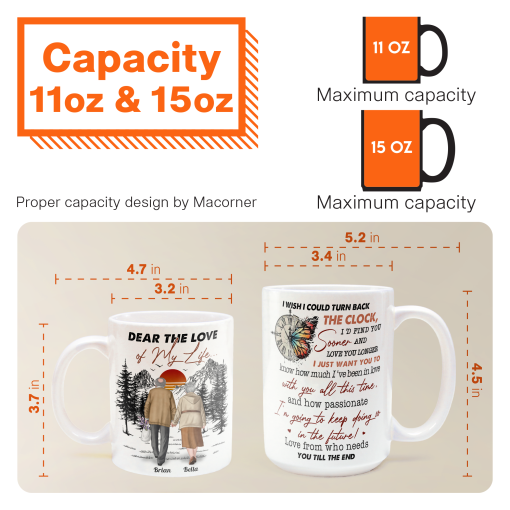 The Love Of My Life - Personalized Mug - Image 4