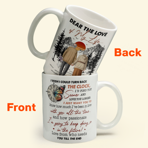 The Love Of My Life - Personalized Mug - Image 6