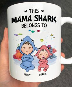 This Mama Shark Belongs To - Personalized Mug