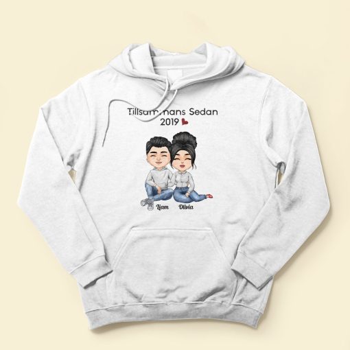 Tillsammans Sedan - Personalized Shirt - Anniversary, Valentine's Day Gift For Spouse, Husband, Wife, Lovers, Girlfriend, Boyfriend - Image 4