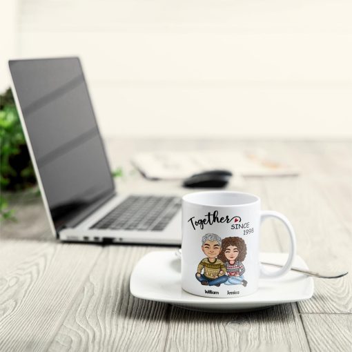 Together Husband And Wife - Personalized Mug - Christmas Gift For Husband, Wife - Gift From Sons, Daughters To Parents - Image 4