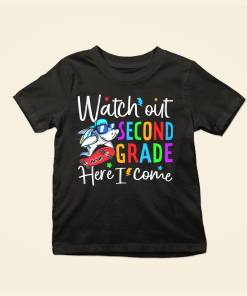 Watch Out School Here I Come - Personalized Shirt - Birthday, Back To School Gift For Kids, Student, 1st Day Of School, Back2School