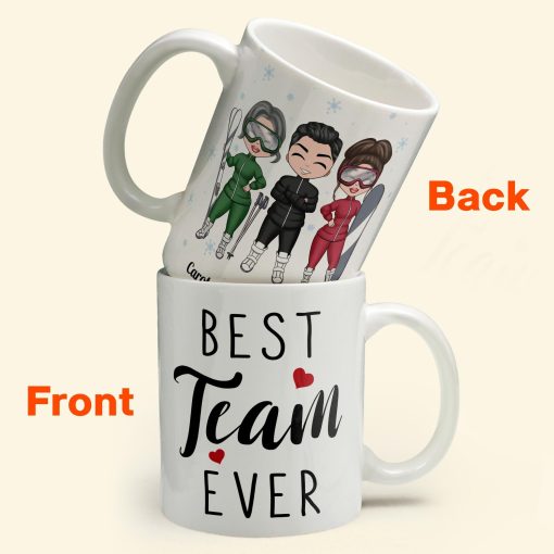 We Are A Team - Personalized Mug - Birthday Gift For Best Friends, Skiing Team, Skiing Lovers - Image 2