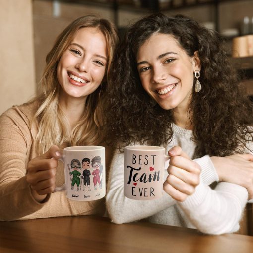 We Are A Team - Personalized Mug - Birthday Gift For Best Friends, Skiing Team, Skiing Lovers - Image 6