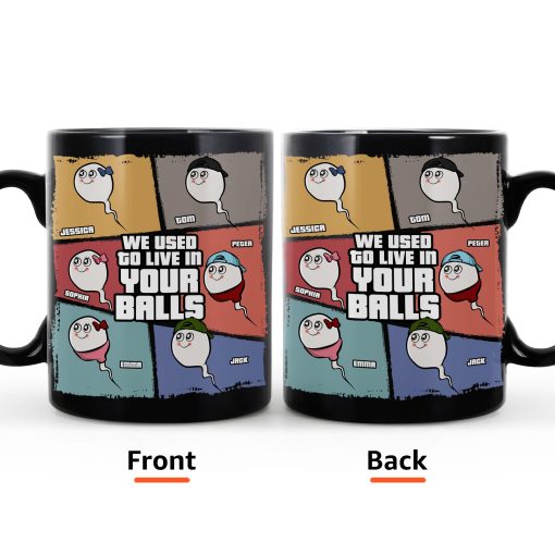 We Used To Live In Your Balls - Personalized Mug - Image 2