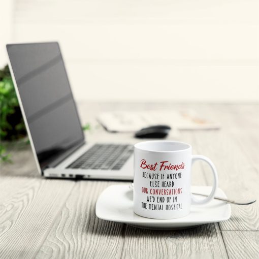 We'd End Up In The Mental Hospital - Personalized Mug - Image 3