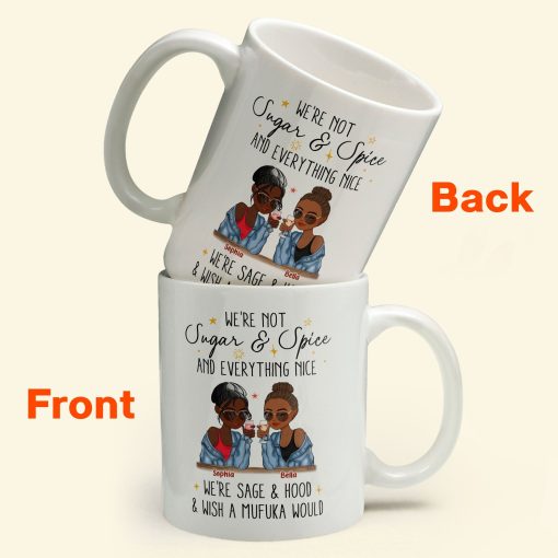 We're Not Sugar & Spice And Everything Nice - Personalized Mug - Image 8