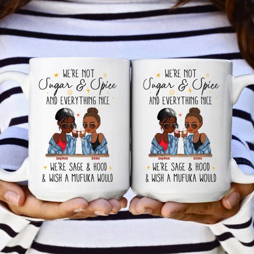 We're Not Sugar & Spice And Everything Nice - Personalized Mug - Image 3