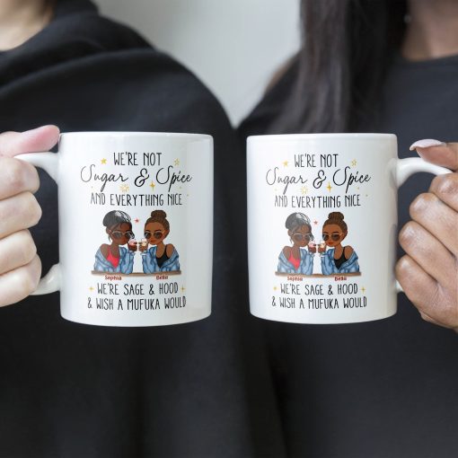 We're Not Sugar & Spice And Everything Nice - Personalized Mug - Image 5