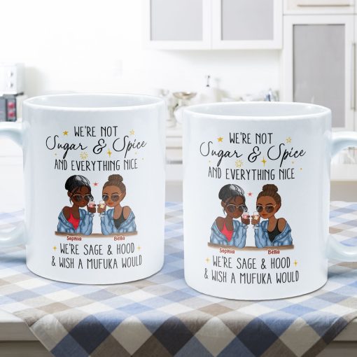 We're Not Sugar & Spice And Everything Nice - Personalized Mug - Image 6