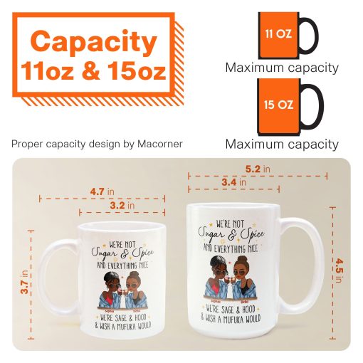 We're Not Sugar & Spice And Everything Nice - Personalized Mug - Image 7