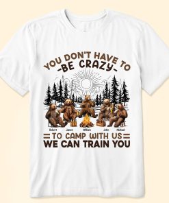 Welcome To Camp Quitcherbitchin Bear Camping - Personalized Shirt