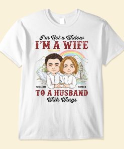 Wife To Husband With Wings - Personalized Shirt