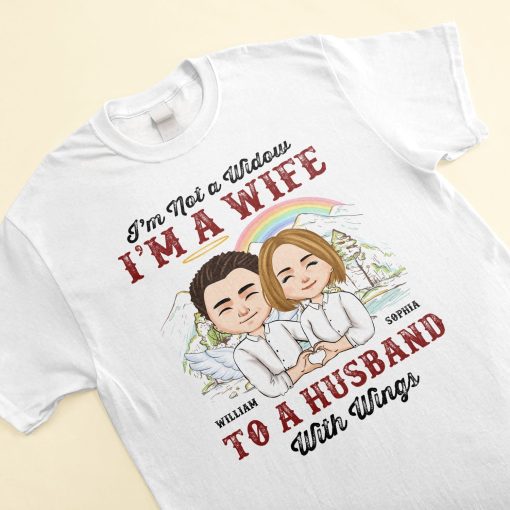 Wife To Husband With Wings - Personalized Shirt - Image 3