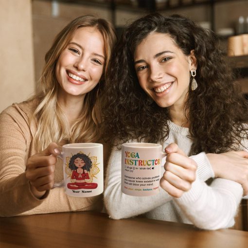 Yoga Instructor - Personalized Mug - Birthday Gift For Yoga Teacher - Image 3