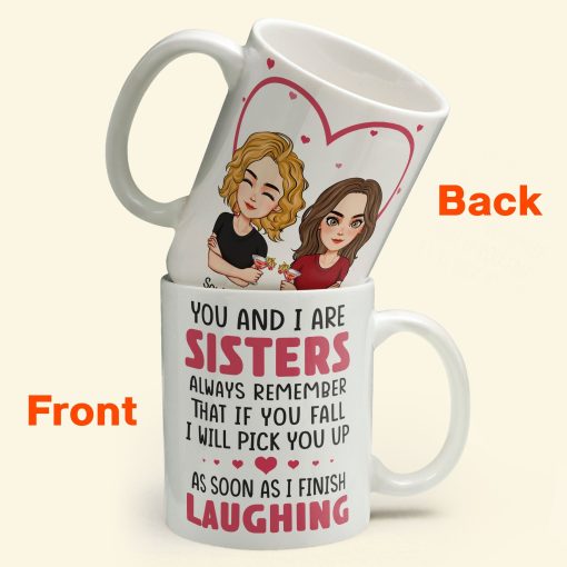 You And I Are Sisters - Personalized Mug - Image 5