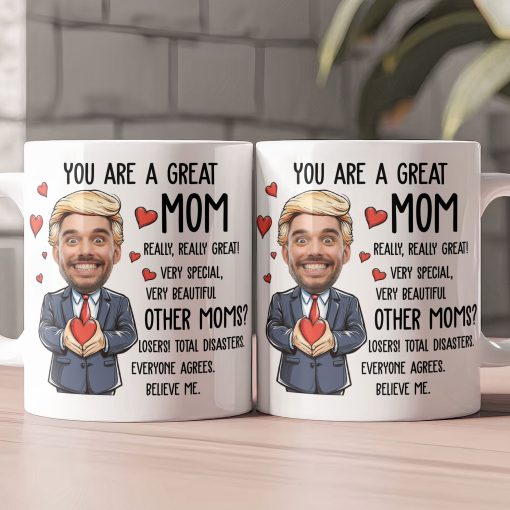 You Are A Great Mom - Funny Mom - Personalized Photo Mug - Image 2