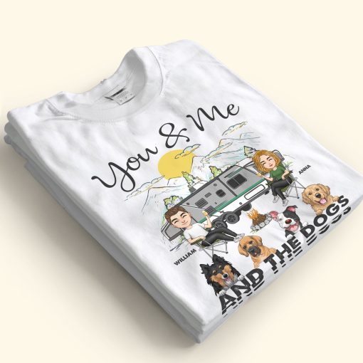 You & Me And The Dogs Camping - Personalized Shirt - Image 2