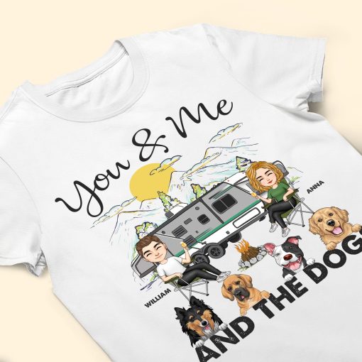 You & Me And The Dogs Camping - Personalized Shirt - Image 3