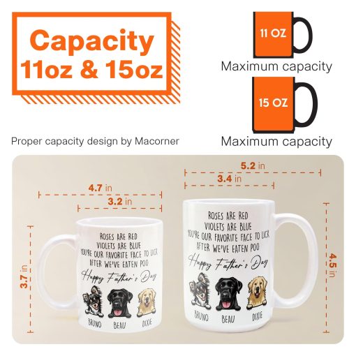 You're Our Favorite Face To Lick After We've Eaten Poo - Personalized Mug - Image 6