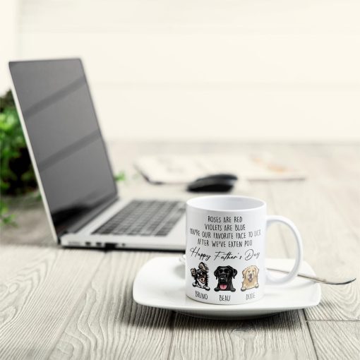You're Our Favorite Face To Lick After We've Eaten Poo - Personalized Mug - Image 3