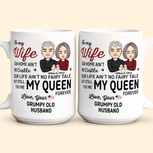 You're My Queen Forever - Personalized Mug - Image 2