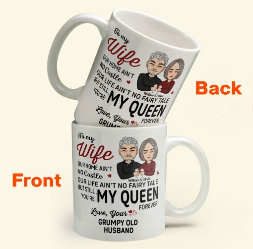 You're My Queen Forever - Personalized Mug - Image 4