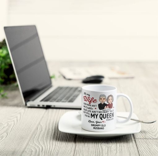 You're My Queen Forever - Personalized Mug - Image 5