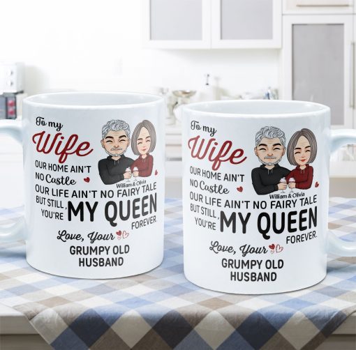 You're My Queen Forever - Personalized Mug - Image 7