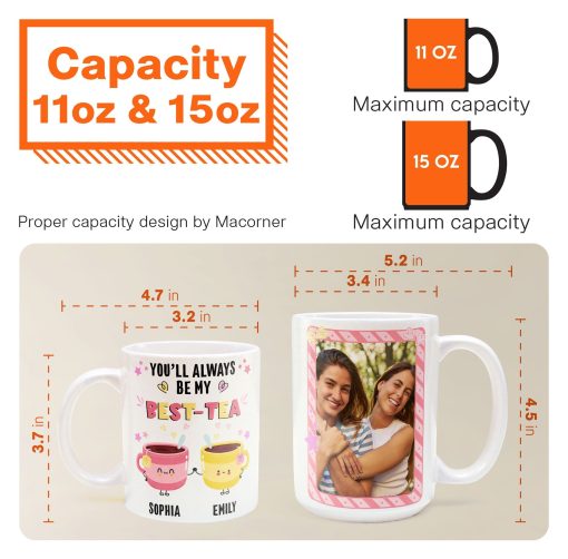 You'll Always Be My Best-Tea - Personalized Photo Mug - Image 7