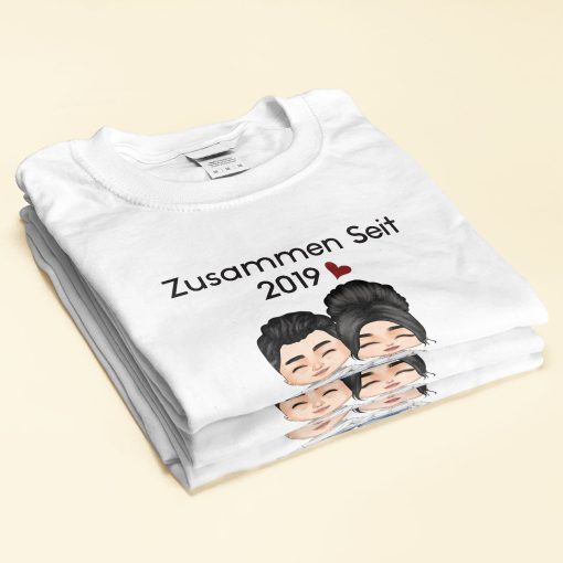 Zusammen Seit - Personalized Shirt - Anniversary, Valentine's Day Gift For Spouse, Husband, Wife, Lovers, Girlfriend, Boyfriend - Image 2