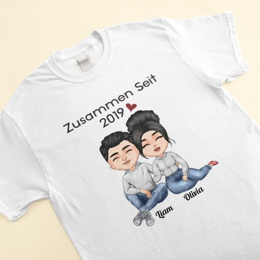 Zusammen Seit - Personalized Shirt - Anniversary, Valentine's Day Gift For Spouse, Husband, Wife, Lovers, Girlfriend, Boyfriend - Image 3